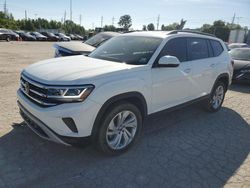 Salvage cars for sale at Cahokia Heights, IL auction: 2022 Volkswagen Atlas SE