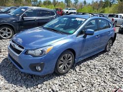 Salvage cars for sale at Windham, ME auction: 2014 Subaru Impreza Sport Limited