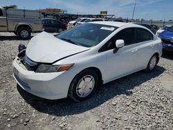 Salvage cars for sale at Cahokia Heights, IL auction: 2012 Honda Civic HF