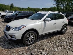 Salvage cars for sale from Copart Candia, NH: 2017 Infiniti QX50