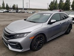 Salvage cars for sale from Copart Rancho Cucamonga, CA: 2021 Honda Civic Sport
