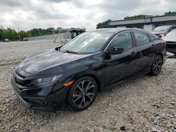 Salvage cars for sale at Wayland, MI auction: 2019 Honda Civic Sport