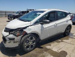 Salvage cars for sale from Copart Fresno, CA: 2017 Chevrolet Bolt EV Premier