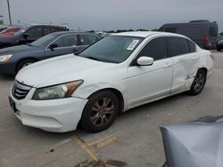 Salvage cars for sale from Copart Grand Prairie, TX: 2012 Honda Accord SE