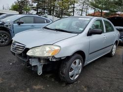 Salvage cars for sale from Copart New Britain, CT: 2007 Toyota Corolla CE