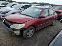 Salvage cars for sale from Copart Mcfarland, WI: 2005 Honda Civic EX