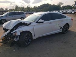 Salvage cars for sale at Florence, MS auction: 2021 Honda Accord EXL