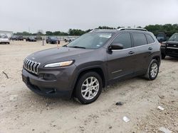 Salvage cars for sale at New Braunfels, TX auction: 2018 Jeep Cherokee Latitude Plus