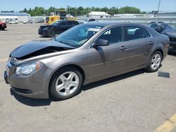 Salvage cars for sale at Pennsburg, PA auction: 2012 Chevrolet Malibu LS