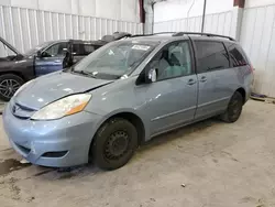 Salvage cars for sale at Franklin, WI auction: 2007 Toyota Sienna CE