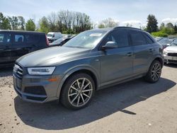 Salvage cars for sale from Copart Portland, OR: 2018 Audi Q3 Premium Plus
