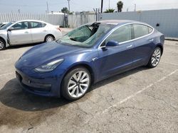 Salvage cars for sale from Copart Van Nuys, CA: 2017 Tesla Model 3