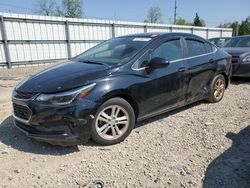 Salvage cars for sale from Copart Lansing, MI: 2017 Chevrolet Cruze LT