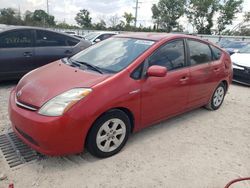 Salvage cars for sale from Copart Riverview, FL: 2008 Toyota Prius