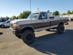 Salvage trucks for sale at Woodburn, OR auction: 1993 Ford F150