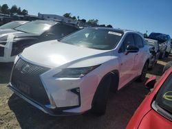 Salvage cars for sale from Copart Vallejo, CA: 2017 Lexus RX 350 Base