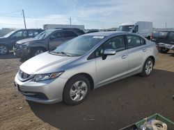 Salvage cars for sale at Brighton, CO auction: 2014 Honda Civic LX