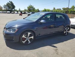 Salvage cars for sale at San Martin, CA auction: 2017 Volkswagen GTI S