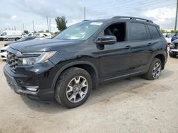 Salvage cars for sale at Miami, FL auction: 2022 Honda Passport Trail Sport