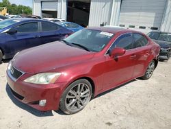 Salvage cars for sale at Montgomery, AL auction: 2008 Lexus IS 250