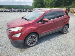 Salvage cars for sale from Copart Concord, NC: 2020 Ford Ecosport Titanium