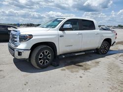 Toyota Tundra Crewmax Limited salvage cars for sale: 2020 Toyota Tundra Crewmax Limited