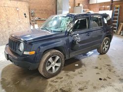 Salvage cars for sale at Ebensburg, PA auction: 2016 Jeep Patriot Latitude