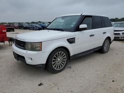 Salvage cars for sale at San Antonio, TX auction: 2011 Land Rover Range Rover Sport HSE