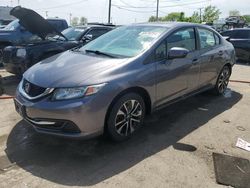 Salvage cars for sale at Chicago Heights, IL auction: 2015 Honda Civic EX