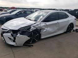 Salvage cars for sale at Grand Prairie, TX auction: 2019 Toyota Camry XSE