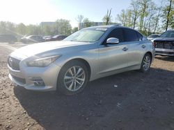 Salvage cars for sale at Central Square, NY auction: 2015 Infiniti Q50 Base