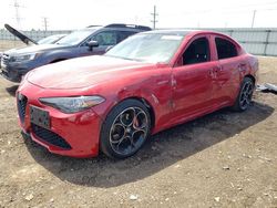 Salvage cars for sale at Elgin, IL auction: 2022 Alfa Romeo Giulia Super