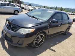 Salvage cars for sale from Copart San Martin, CA: 2011 Toyota Corolla Base