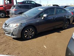 Salvage cars for sale at Elgin, IL auction: 2013 Honda Civic EXL