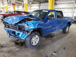 Salvage cars for sale from Copart Woodburn, OR: 2001 Dodge Dakota Quattro