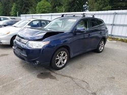 Salvage cars for sale from Copart Arlington, WA: 2014 Mitsubishi Outlander GT