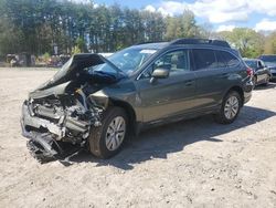 Salvage cars for sale from Copart North Billerica, MA: 2017 Subaru Outback 2.5I Premium