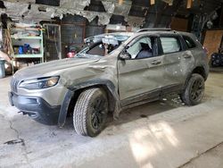 Salvage cars for sale at Albany, NY auction: 2021 Jeep Cherokee Trailhawk