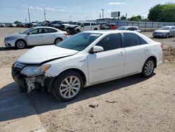 Salvage cars for sale from Copart Oklahoma City, OK: 2014 Toyota Camry Hybrid