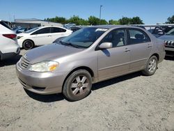 Salvage cars for sale from Copart Sacramento, CA: 2003 Toyota Corolla CE