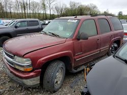 Chevrolet salvage cars for sale: 2003 Chevrolet Tahoe K1500