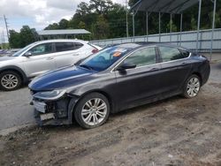 Salvage cars for sale at Savannah, GA auction: 2015 Chrysler 200 Limited