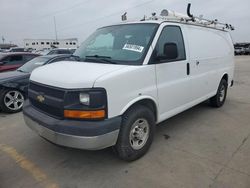 Salvage trucks for sale at Grand Prairie, TX auction: 2014 Chevrolet Express G2500