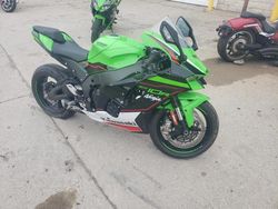 Salvage motorcycles for sale at Woodhaven, MI auction: 2022 Kawasaki ZX1002 L