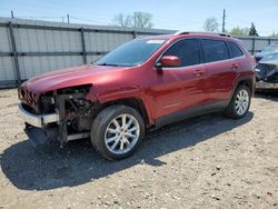 Salvage cars for sale at Lansing, MI auction: 2015 Jeep Cherokee Limited