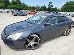 Salvage cars for sale at Hampton, VA auction: 2003 Honda Accord LX