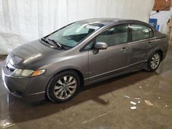 Salvage cars for sale at Ebensburg, PA auction: 2010 Honda Civic EX