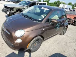 Salvage cars for sale at Cahokia Heights, IL auction: 2014 Fiat 500 POP