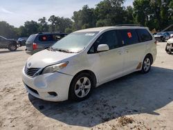 Vehiculos salvage en venta de Copart Ocala, FL: 2014 Toyota Sienna LE