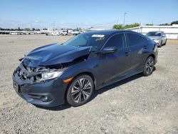 Salvage cars for sale at Sacramento, CA auction: 2017 Honda Civic EX